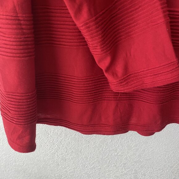 LuLaRoe Simply Comfortable Top Womens 3XL Red Long Sleeve Pullover‎ Sweater - Picture 6 of 9